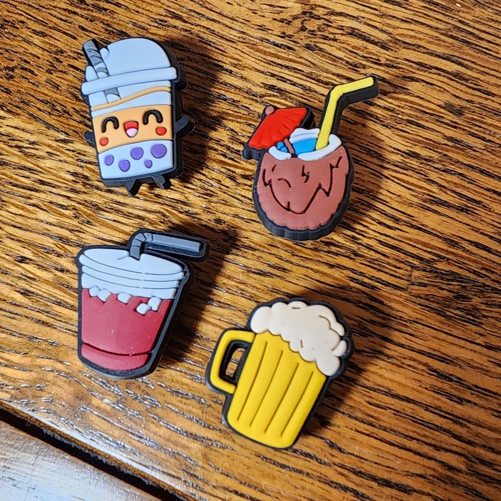 (4) Fun Drink-Themed Jibbits - Picture 1 of 1